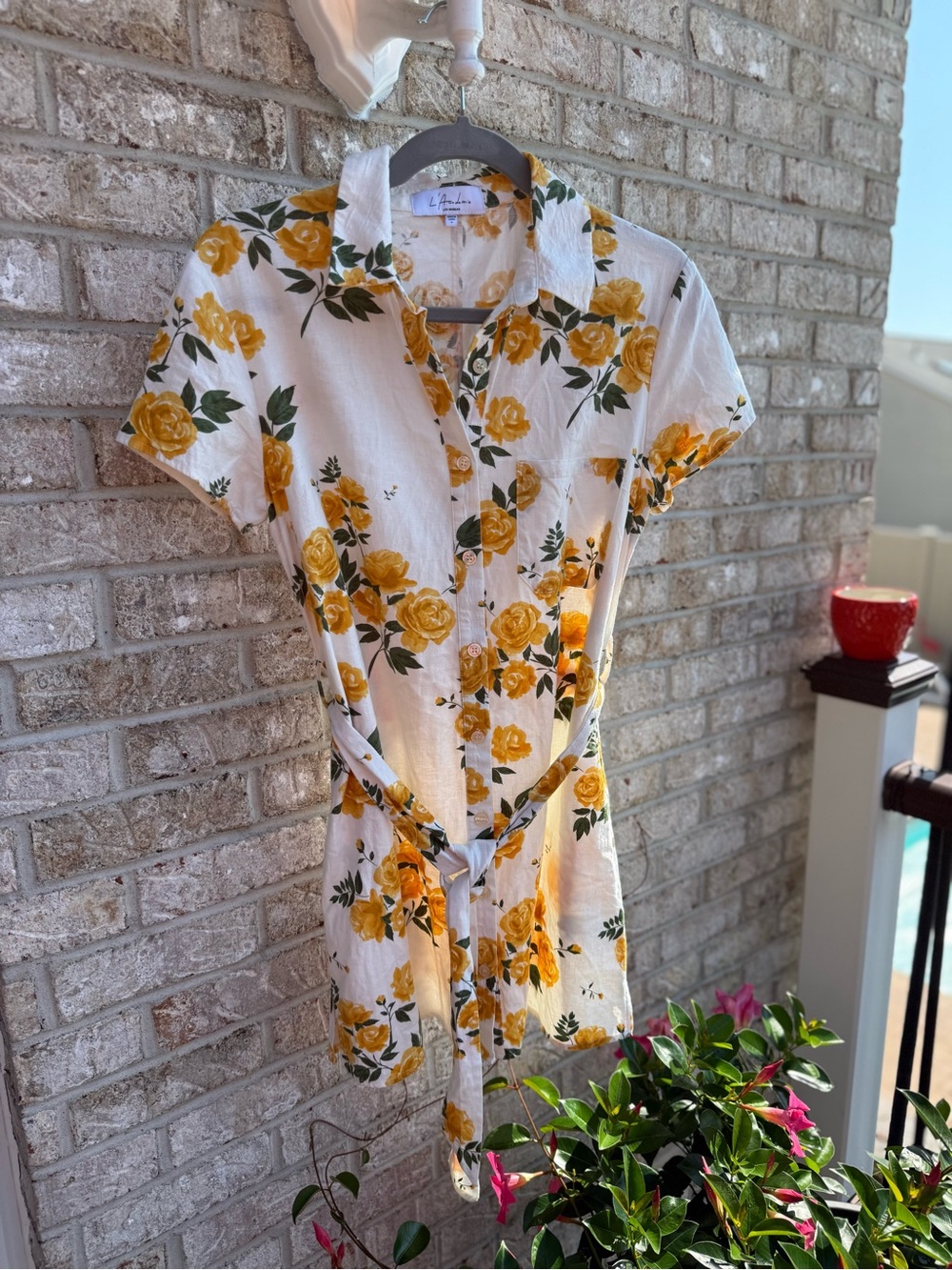 L'ACADEMIE The Kendra Dress in Yellow Rose, sz Small - Picture 15 of 16